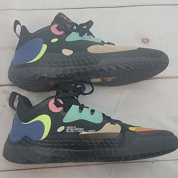 Adidas James Harden Boost Vol 5 Multicolored Supernatura Basketball Sneakers - Picture 4 of 10